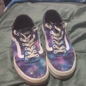 Vans Purple and Blue Cosmic Sneakers